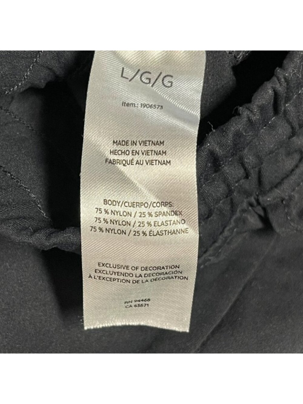 Women's Sage Collective Black Jogger Pants Large Stretch Pull On Athleisure - Picture 6 of 6